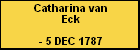 Catharina van Eck