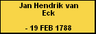Jan Hendrik van Eck