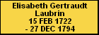 Elisabeth Gertraudt Laubrin