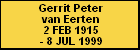 Gerrit Peter van Eerten