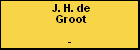 J. H. de Groot
