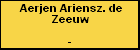 Aerjen Ariensz. de Zeeuw