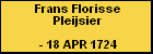 Frans Florisse Pleijsier