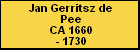 Jan Gerritsz de Pee