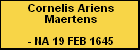 Cornelis Ariens Maertens