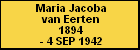 Maria Jacoba van Eerten
