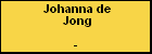 Johanna de Jong