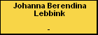 Johanna Berendina Lebbink