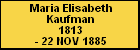 Maria Elisabeth Kaufman
