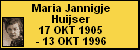 Maria Jannigje Huijser