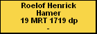 Roelof Henrick Hamer
