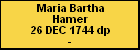 Maria Bartha Hamer