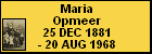 Maria Opmeer