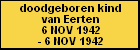 doodgeboren kind van Eerten