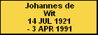 Johannes de Wit