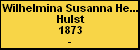 Wilhelmina Susanna Hendrika van Hulst
