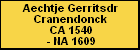 Aechtje Gerritsdr Cranendonck