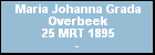 Maria Johanna Grada Overbeek
