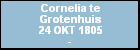 Cornelia te Grotenhuis