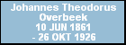 Johannes Theodorus Overbeek