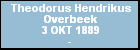 Theodorus Hendrikus Overbeek