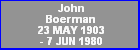 John Boerman