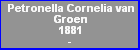 Petronella Cornelia van Groen