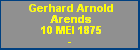 Gerhard Arnold Arends