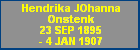 Hendrika JOhanna Onstenk