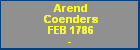 Arend Coenders