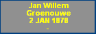 Jan Willem Groenouwe