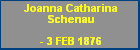 Joanna Catharina Schenau
