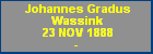 Johannes Gradus Wassink