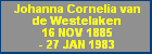 Johanna Cornelia van de Westelaken