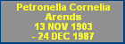 Petronella Cornelia Arends