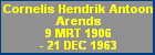 Cornelis Hendrik Antoon Arends
