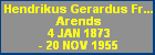 Hendrikus Gerardus Franciscus Arends