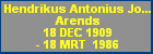 Hendrikus Antonius Johannes Arends
