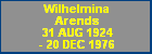 Wilhelmina Arends