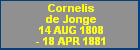 Cornelis de Jonge