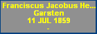 Franciscus Jacobus Hendricus Garsten