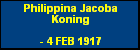 Philippina Jacoba Koning