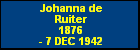 Johanna de Ruiter