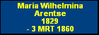Maria Wilhelmina Arentse