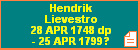 Hendrik Lievestro