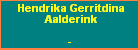 Hendrika Gerritdina Aalderink
