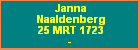 Janna Naaldenberg