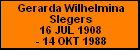 Gerarda Wilhelmina Slegers