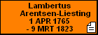 Lambertus Arentsen-Liesting
