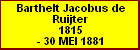 Barthelt Jacobus de Ruijter